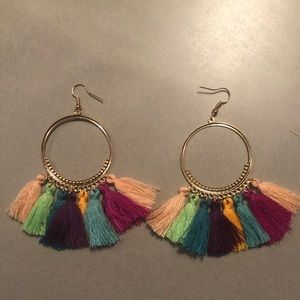 Multicolor Hoop Earrings